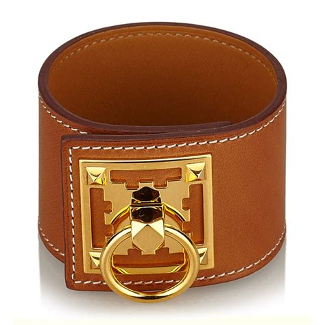 hermes leather belt bracelet|vintage hermes leather bracelet.